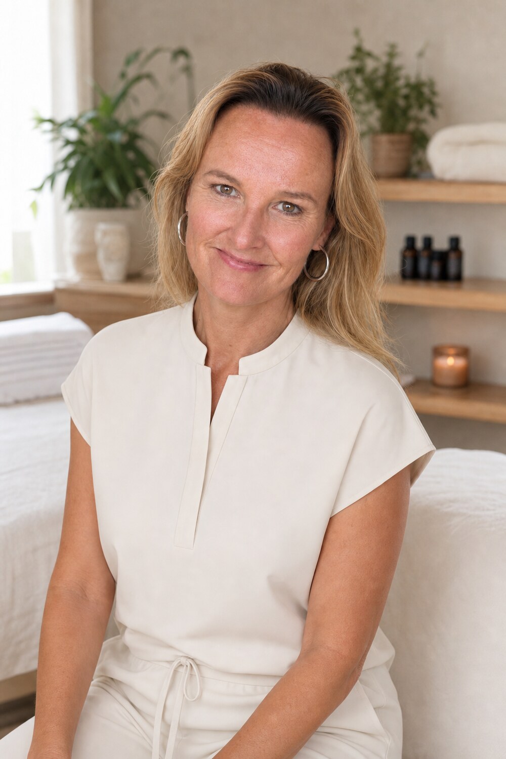 Portret van Judith Edel in haar behandelruimte